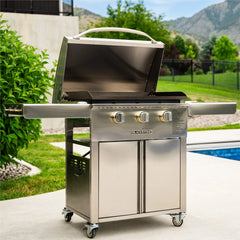 28" Griddle with Cabinet